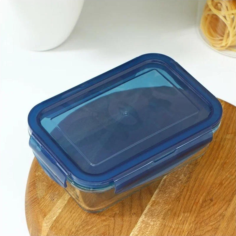 контейнер для еды из жаропрочного стекла с крышкой 650 мл