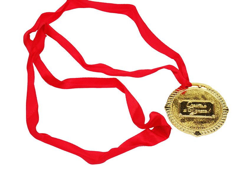 Медаль в подарочной коробке "Вместе 5 лет. Деревянная свадьба"