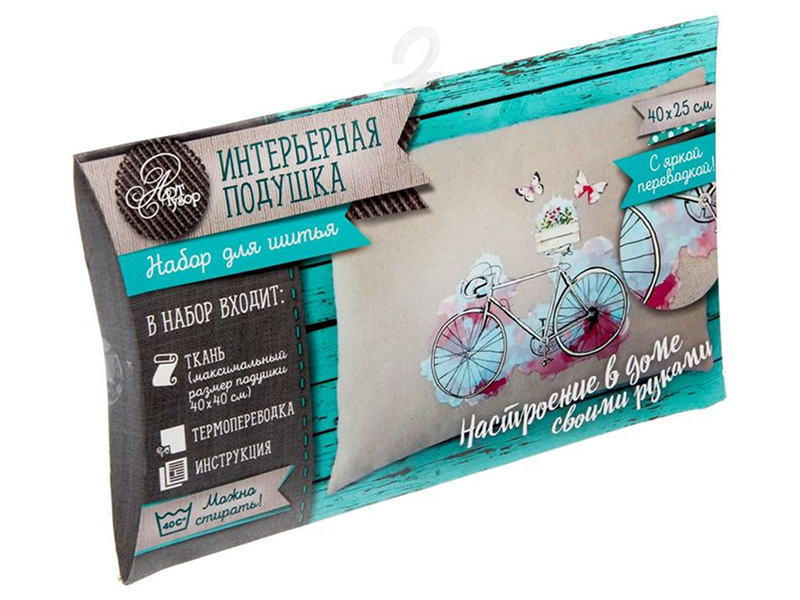 набор для рукоделия "Интерьерная подушка" 40см х 25см