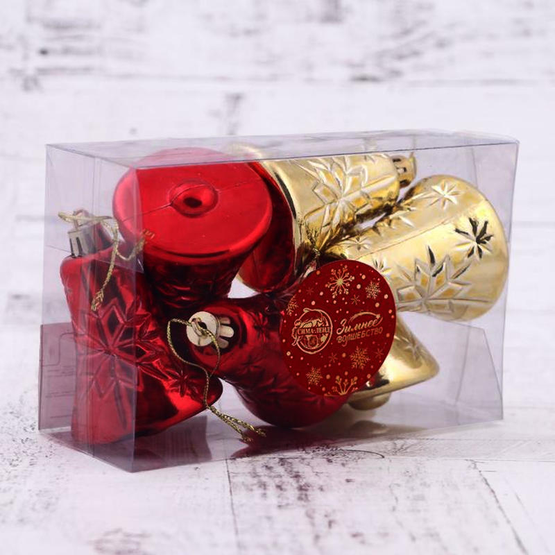 новогоднее украшение 6см (6 шт)