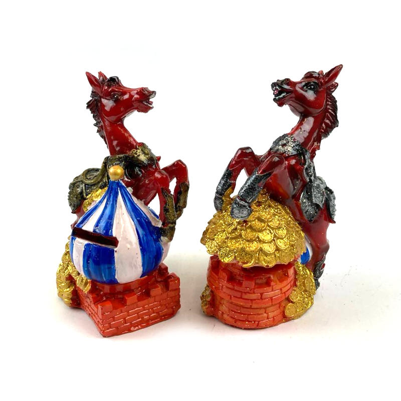 копилка лошадь 13см