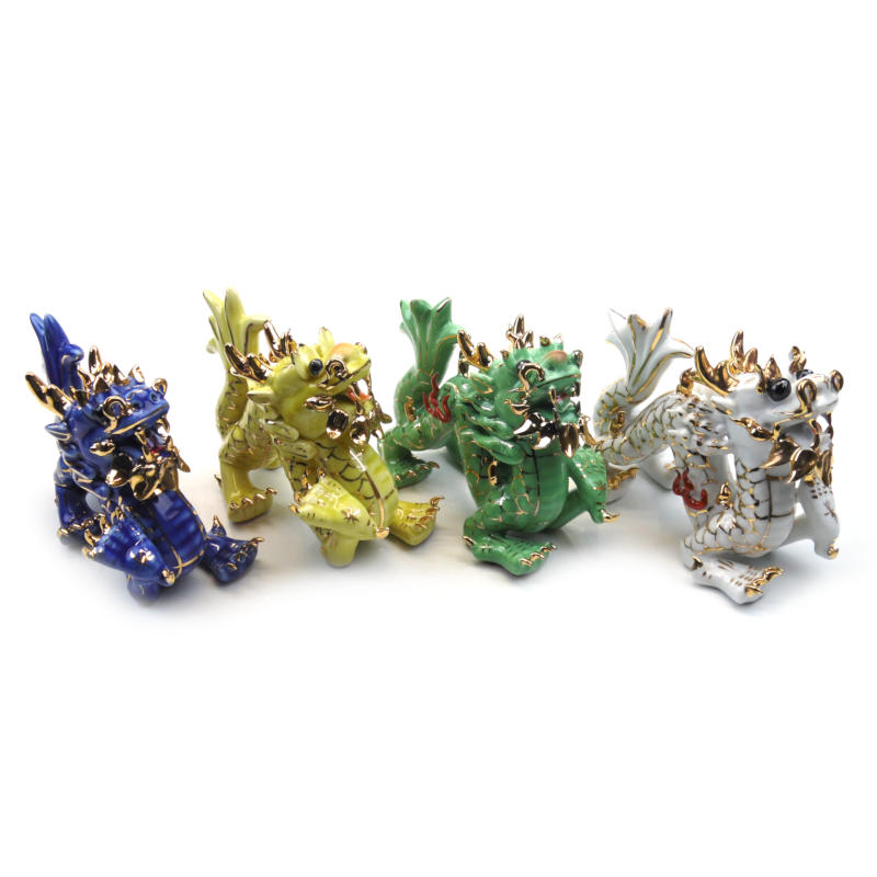 статуэтка керамическая дракон 10см