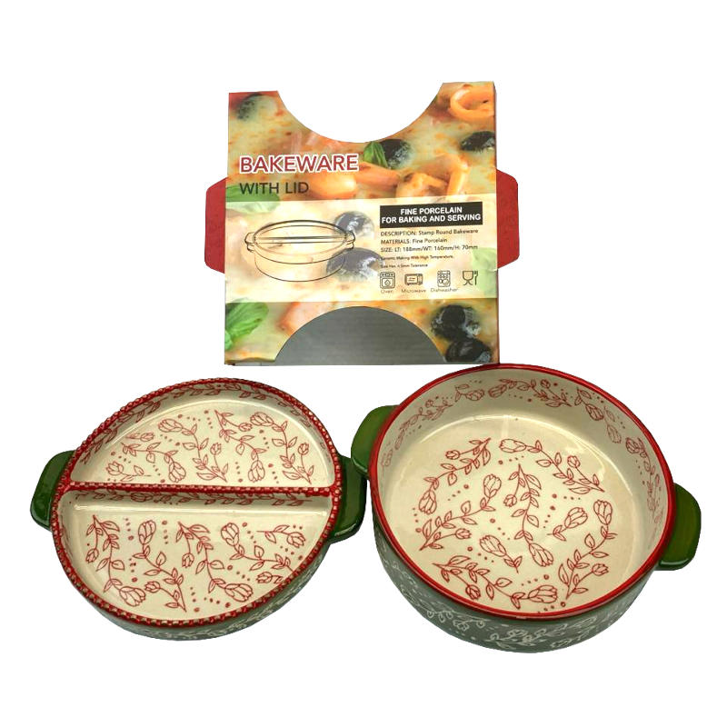 керамическая форма для выпечки с крышкой 16 см