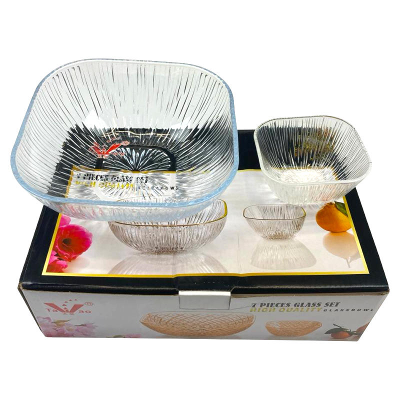 креманки стеклянные (6 шт.+1)