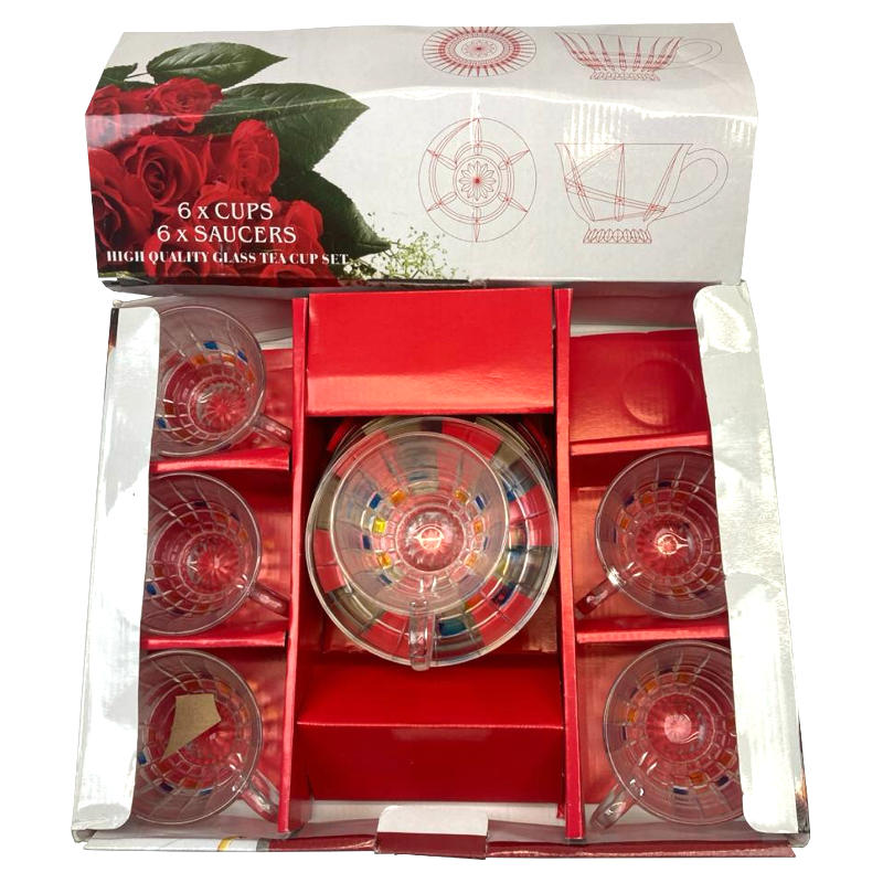 сервиз стеклянный на 6 персон