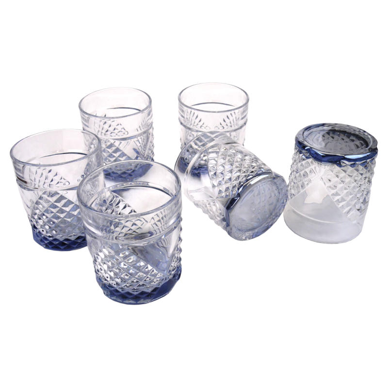 стаканы стеклянные (6 шт.) 10см