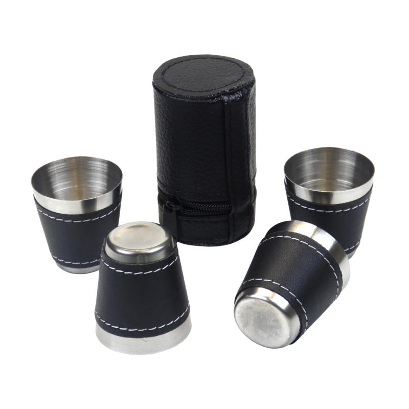 рюмки металлические (4 шт.)