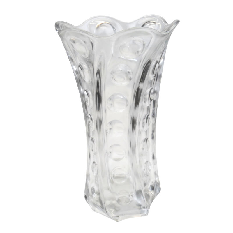 ваза стеклянная 25см