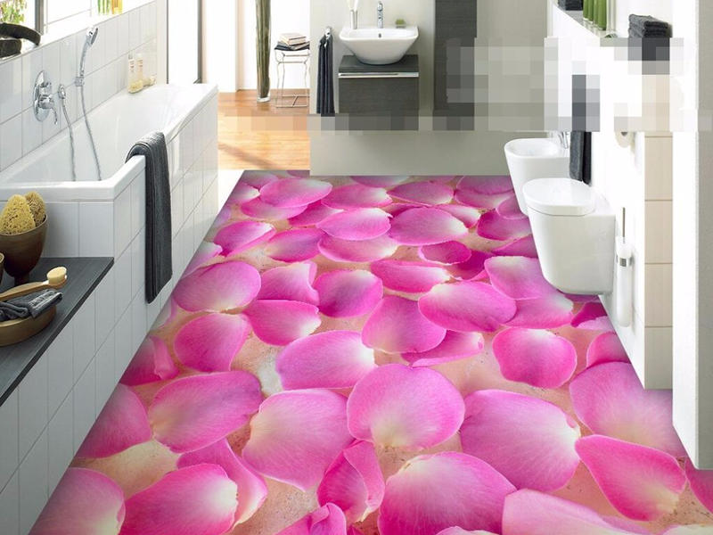 декоративная наклейка на пол 3D 120*80см