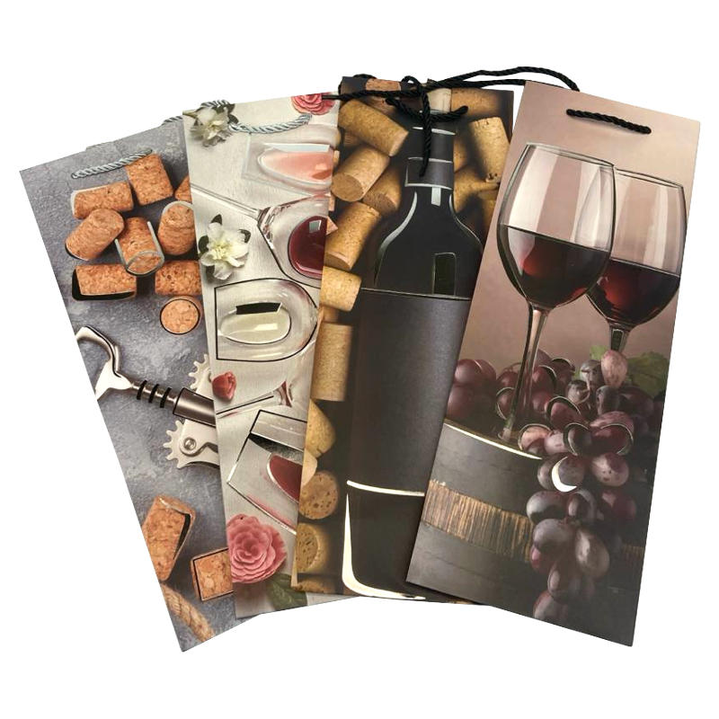 пакет подарочный для бутылок