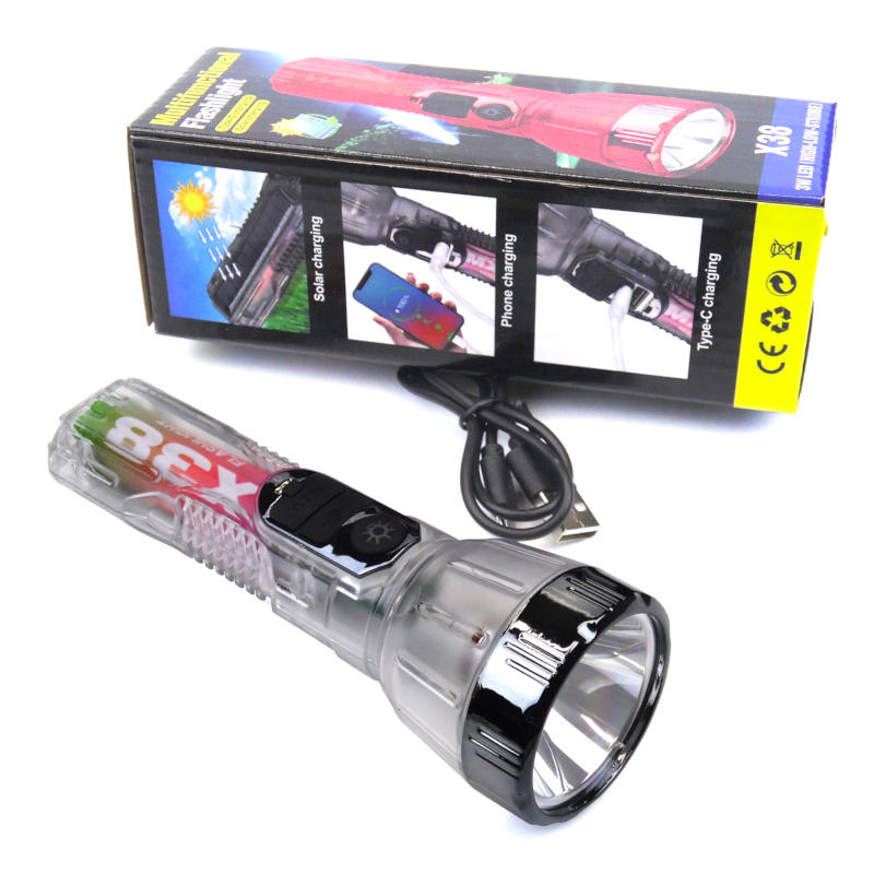 аккумуляторный фонарик 16см