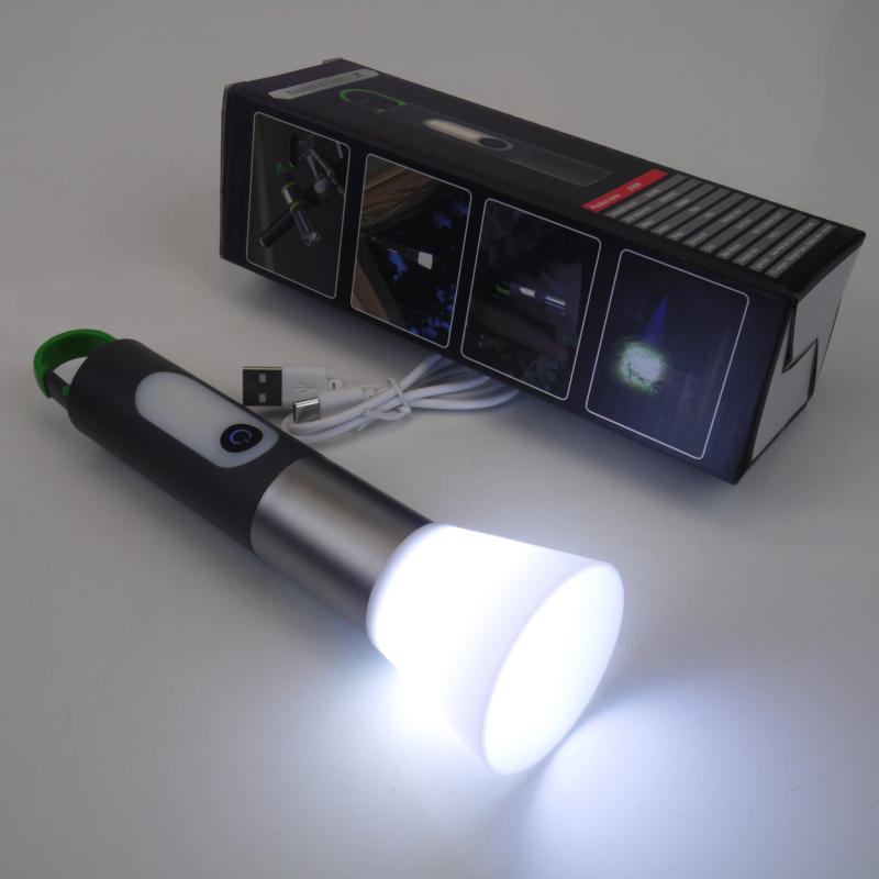 аккумуляторный фонарик 15см