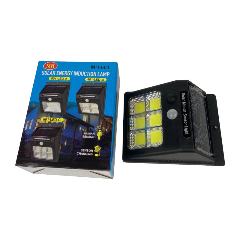 настенный фонарь на солнечной батарее с датчиком движения