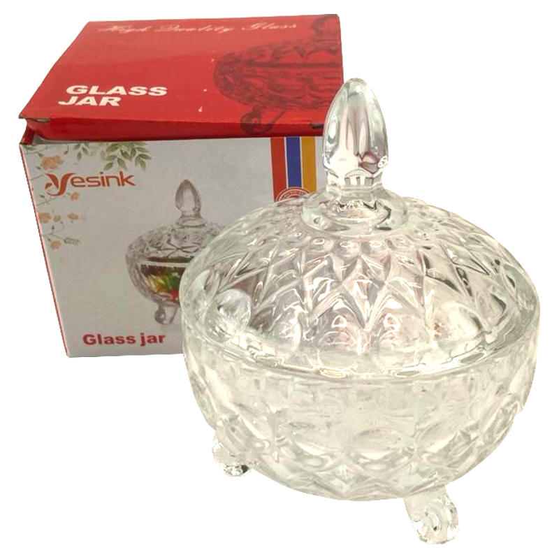 сахарница стеклянная 9см