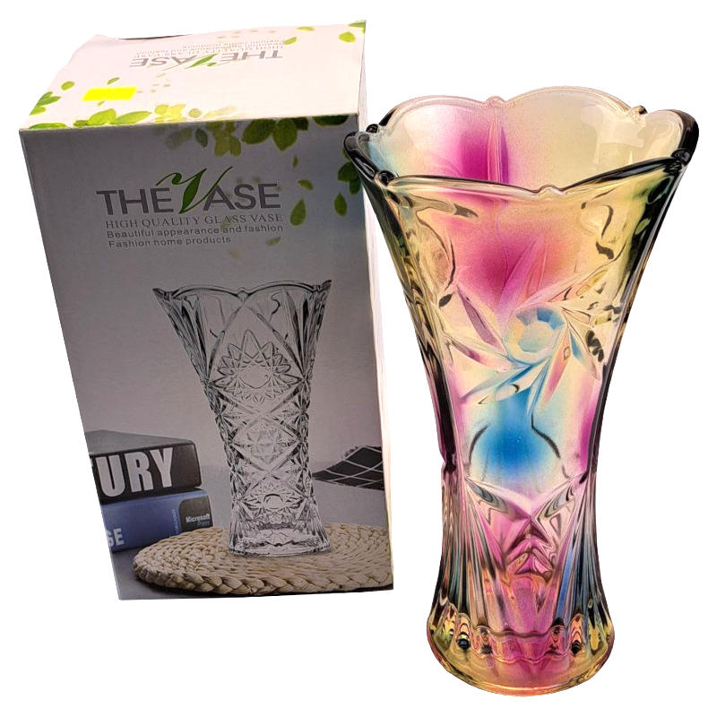 ваза стеклянная 24см