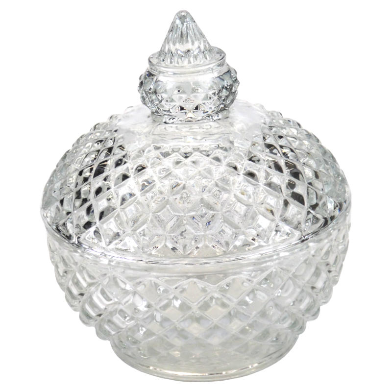 сахарница стеклянная 10см