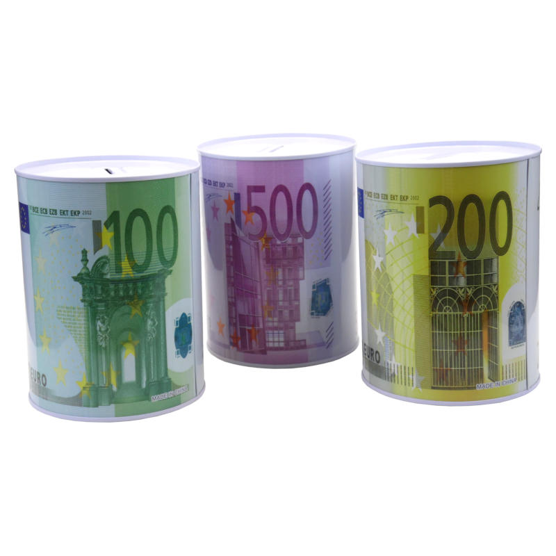 металлическая копилка  16см