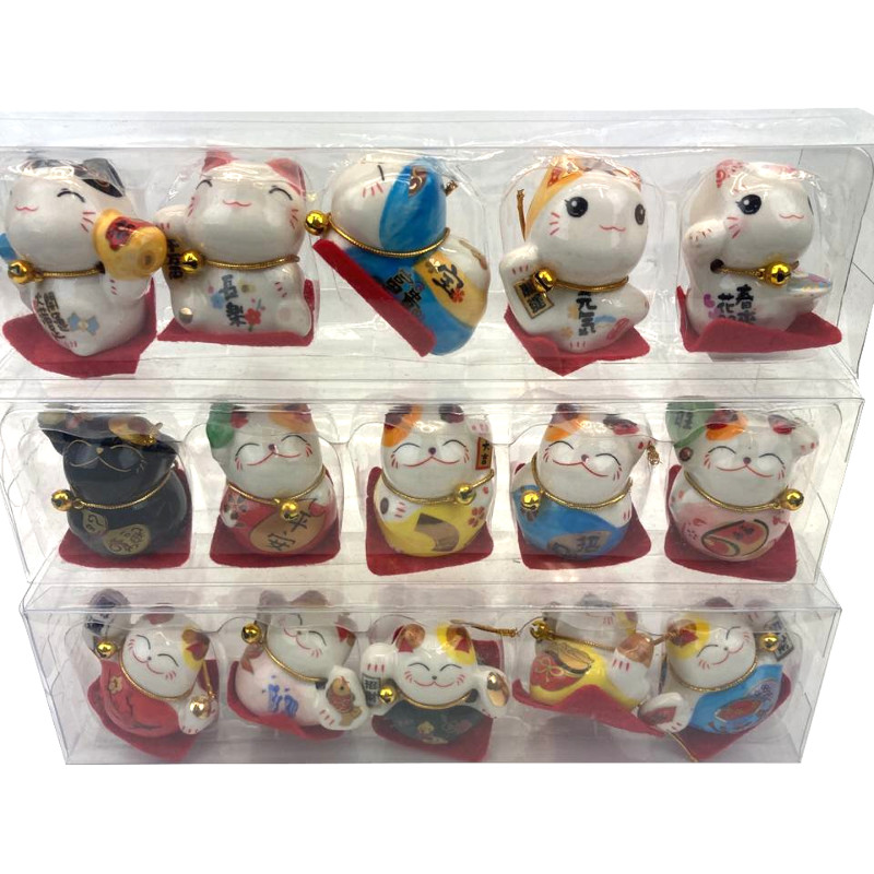 Коты удачи Манэки-нэко (5 шт)