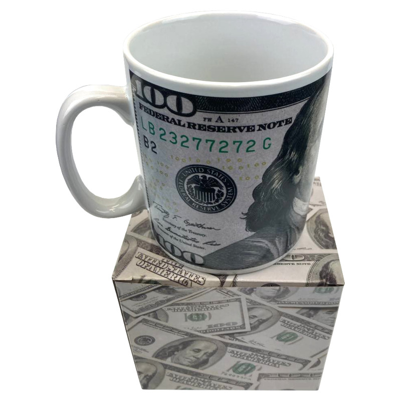 кружка порцелановая в упаковке 13см х 11см