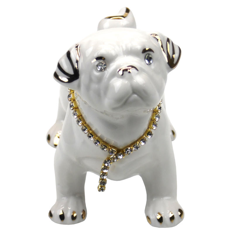 статуэтка порцелановая собачка 12см