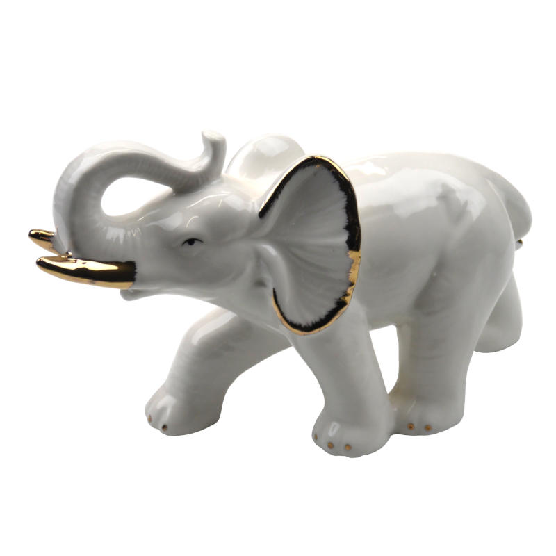статуэтка порцелановая слон 12см