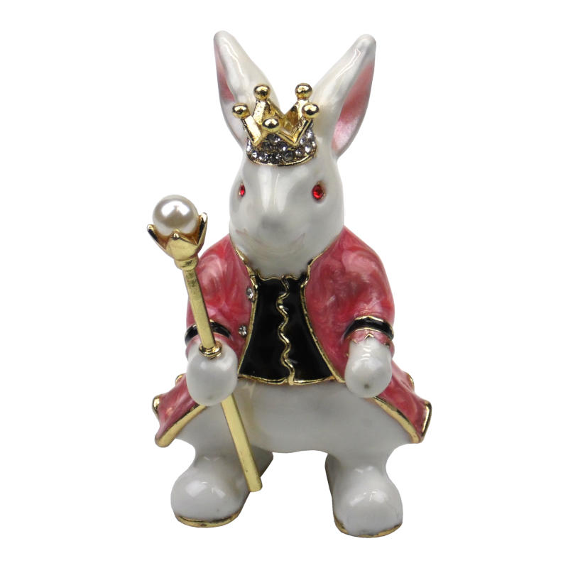 шкатулка металлическая со стразами 7см