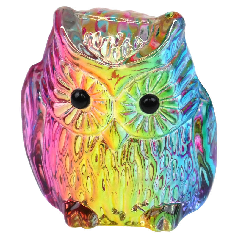 сувенир хрустальная сова 4см