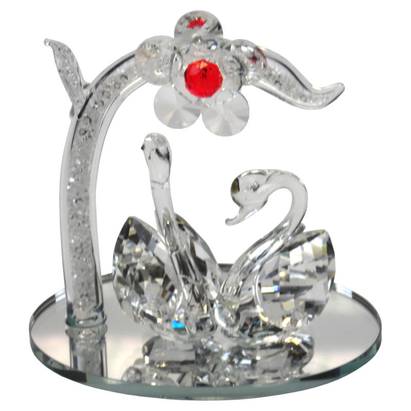 лебеди хрустальные 10см