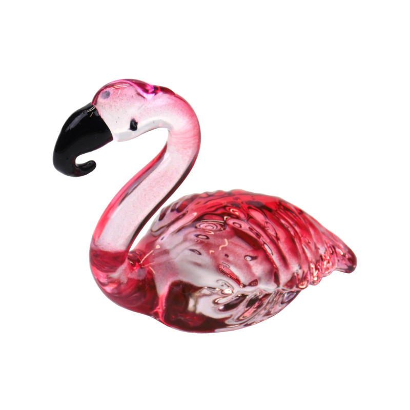 сувенир хрустальный фламинго 9см