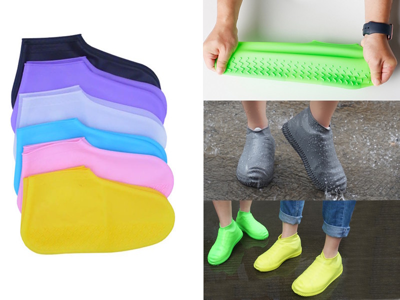 силиконовые бахилы для обуви многоразовые (размер M)