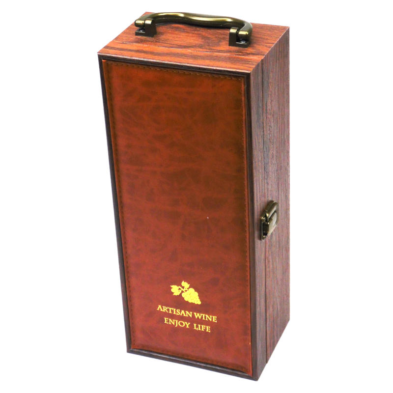 подарочный футляр под бутылку с винными принадлежностями