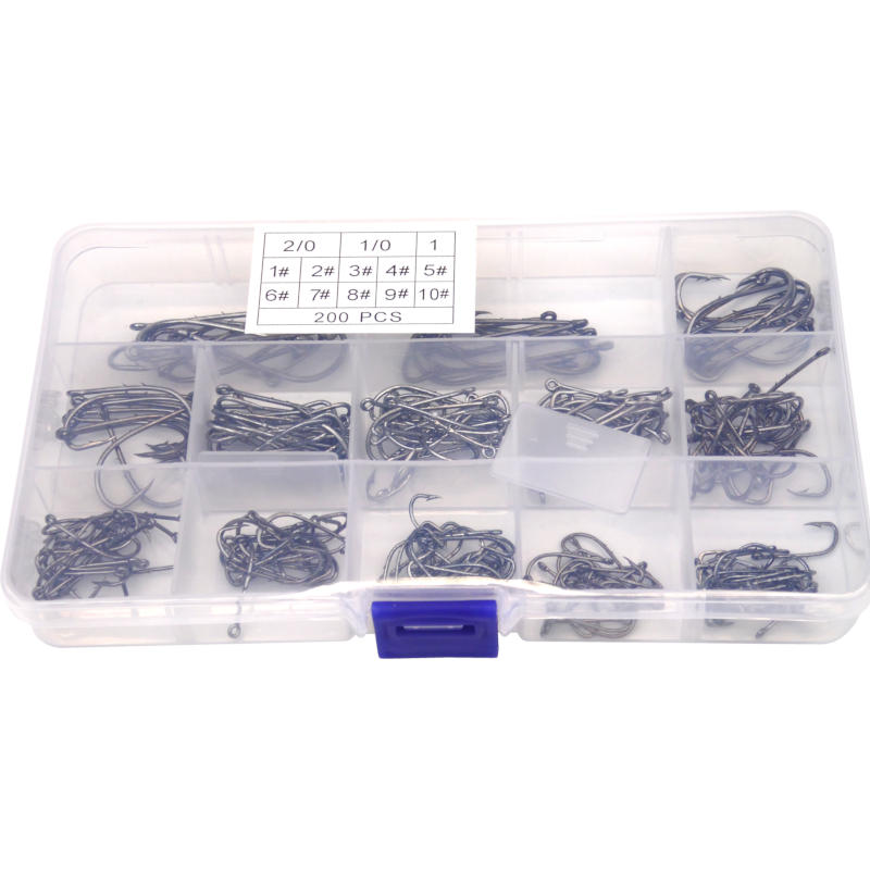 набор рыболовных крючков 200 шт